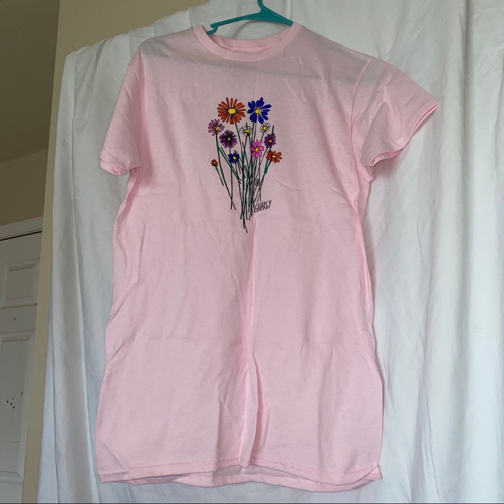 gnarly flower shirt